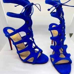 Blue Amazoulo 100 Electric Suede Lace Up